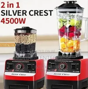 Silver Crest Heavy Duty Commercial Blender +Grinder Jar