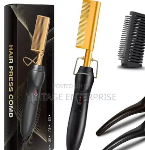 Professional Electric Hot Press Comb (Hair Straightener) °°