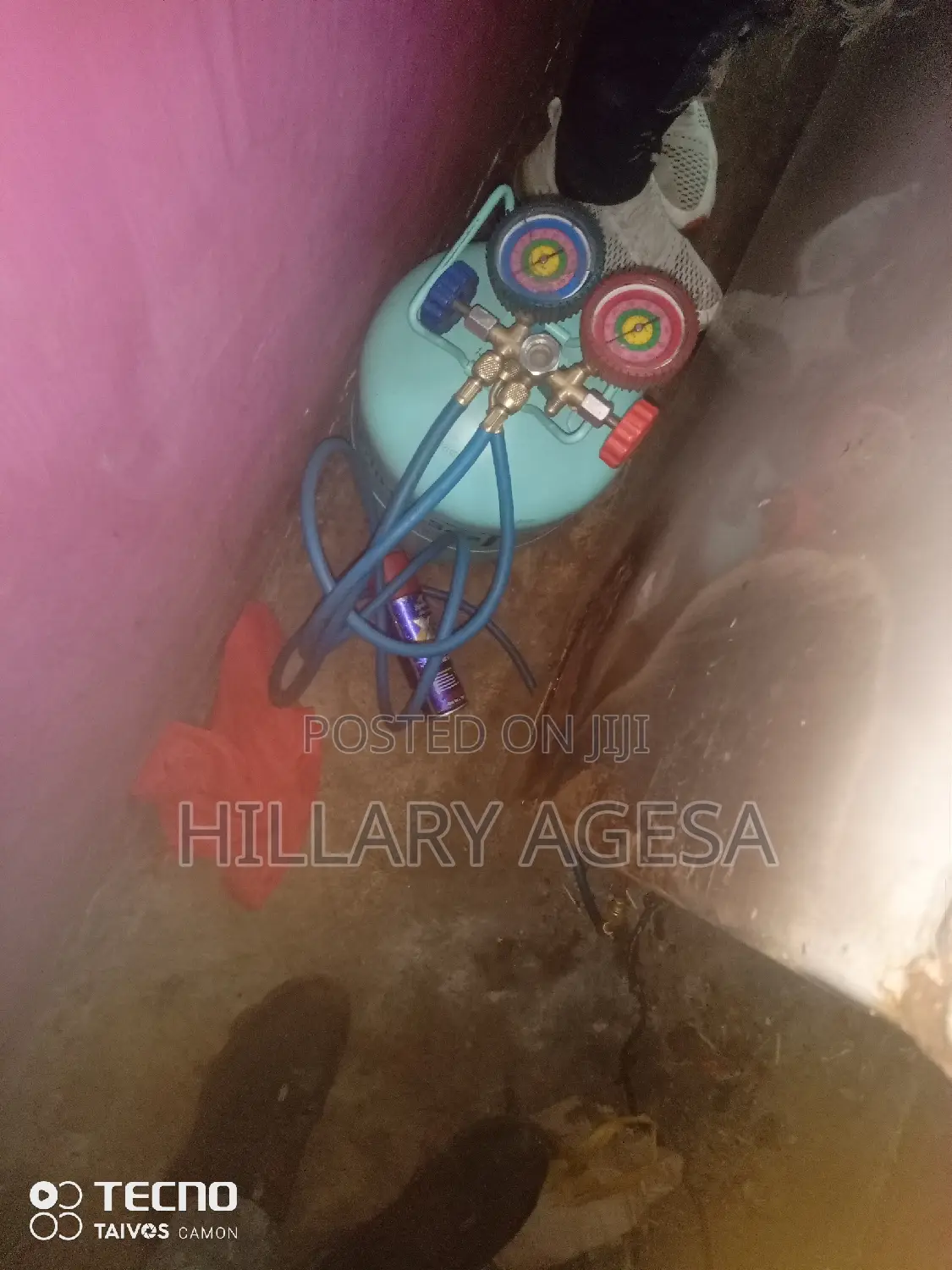 Freezer Gas Refill
