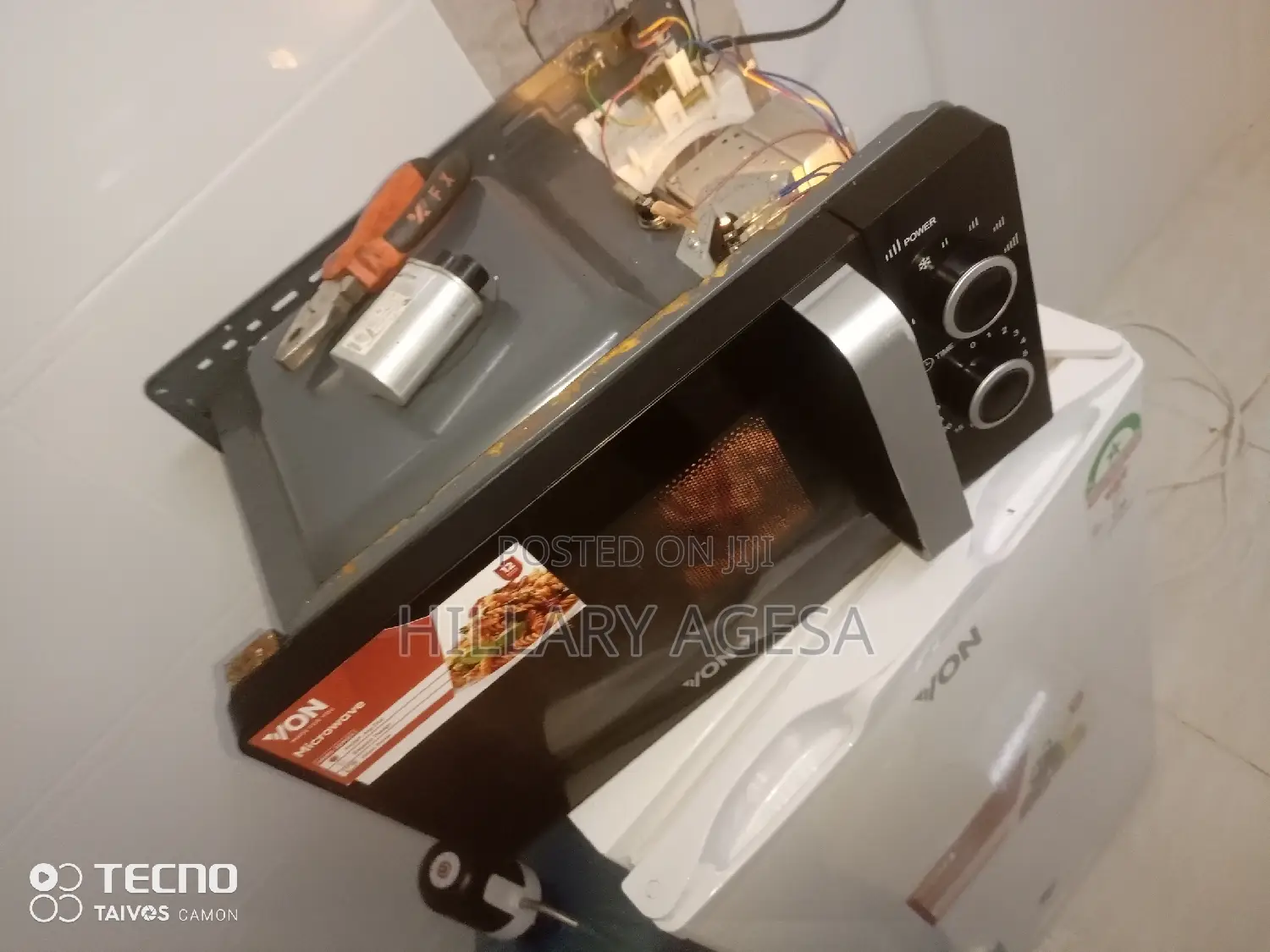 Microwave Capacitor Replacement