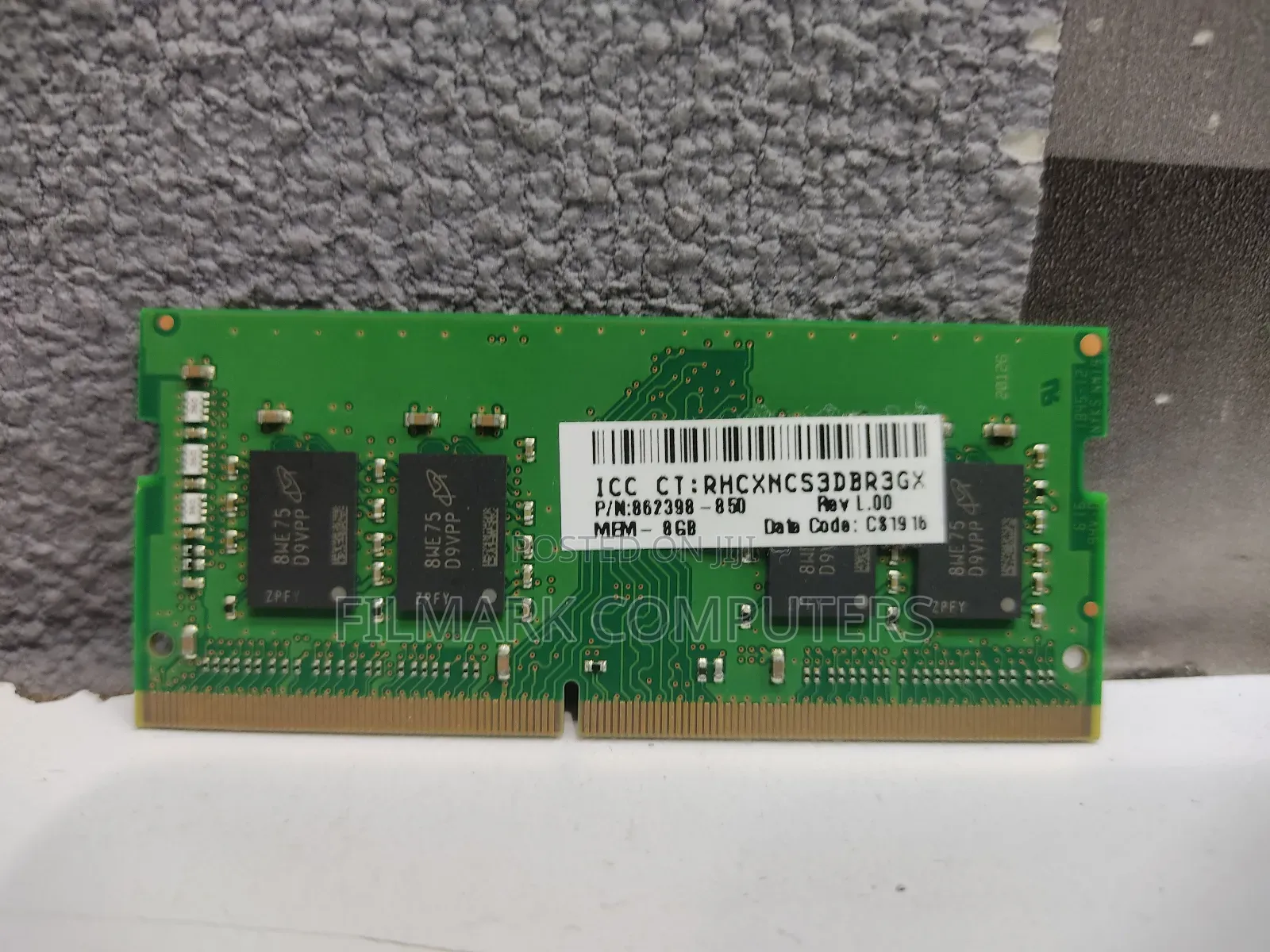 Kingston 8gb 1rx8 Pc4-2666v-Sa1-11 Laptop Memory/Ram