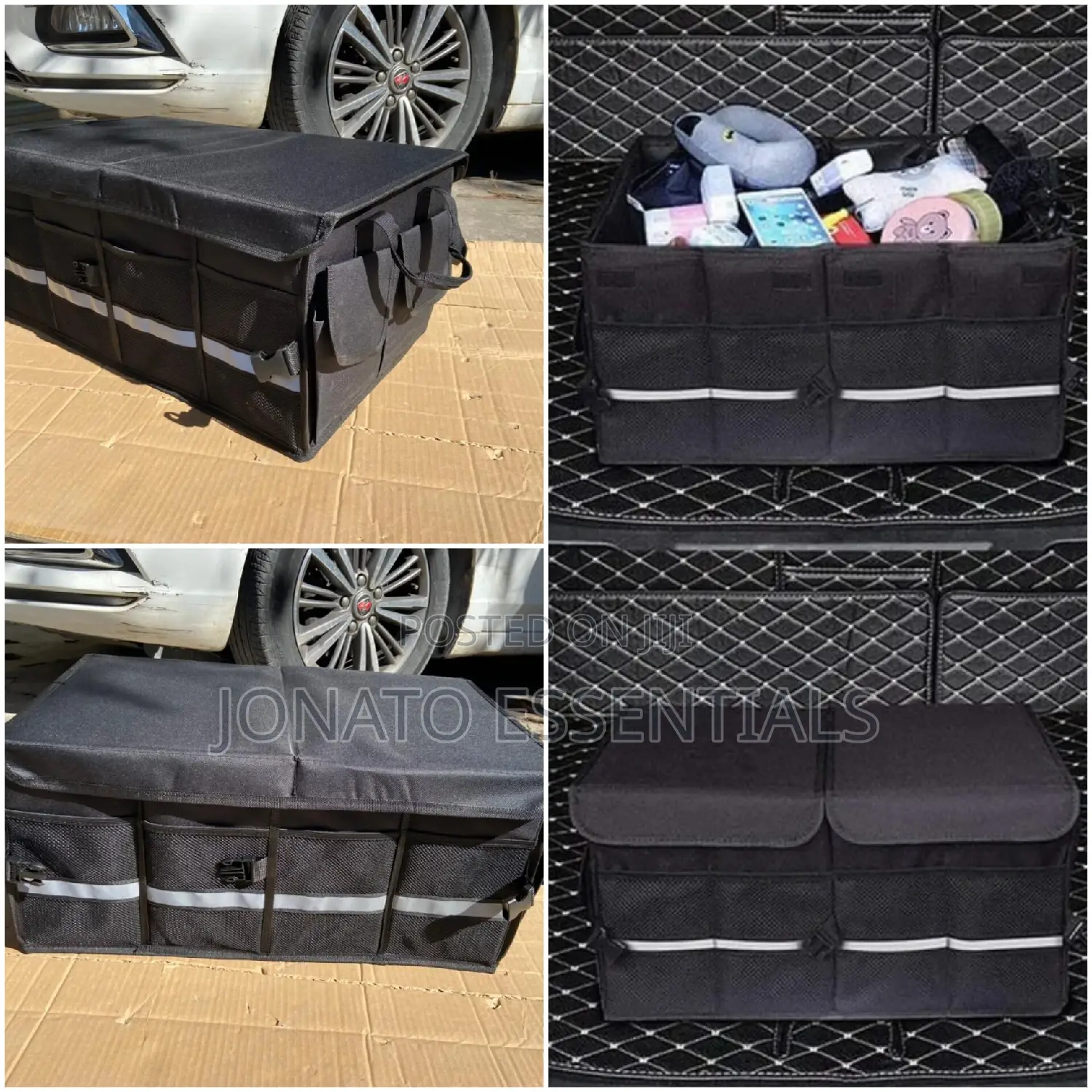 Car Boot Organizer, Trunk Storage Box