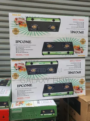 Ipcone 2burner Stainless Steel Auto Ignation Gas Stove