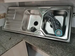Heavy Gauge Kitchen Sink (Double Bowl Single Drain)