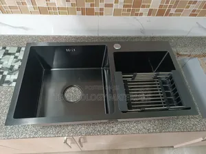 Black Heavy Gauge Stainless Steel Sink