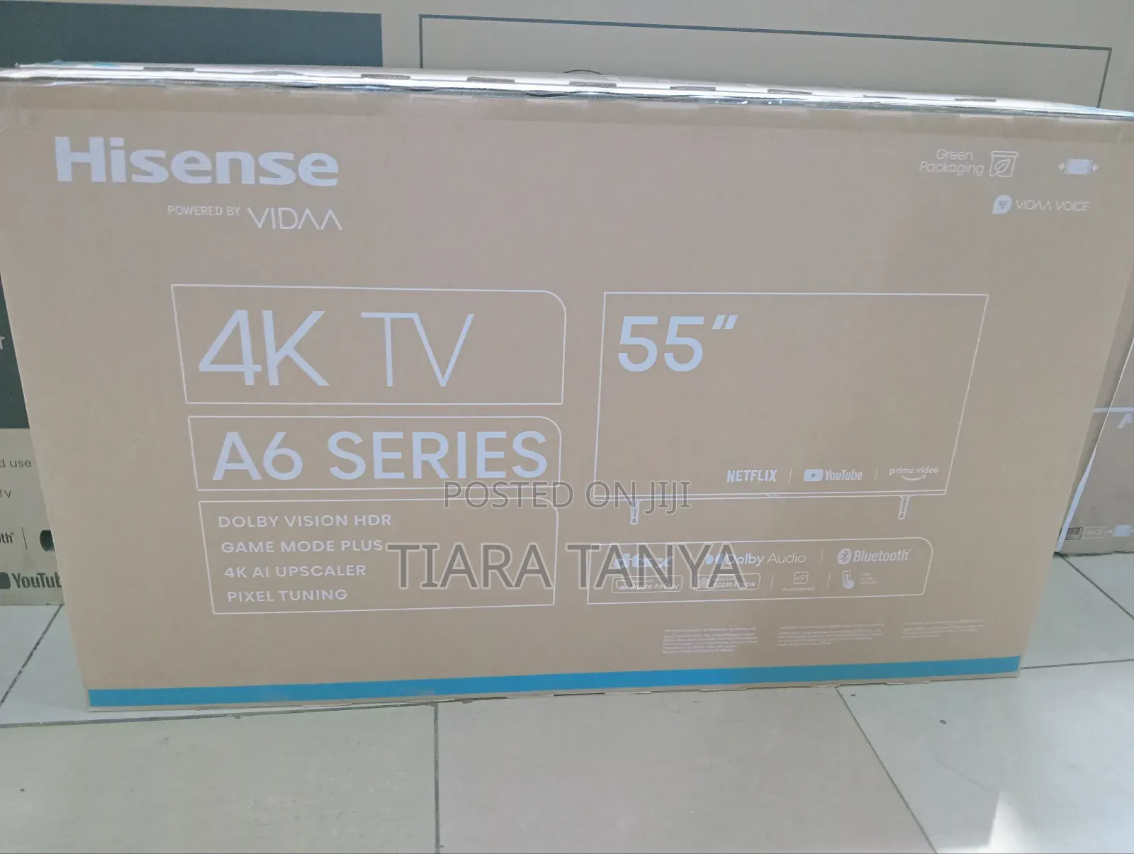 55" Hisense A6 Series Uhd Vidaa Tv