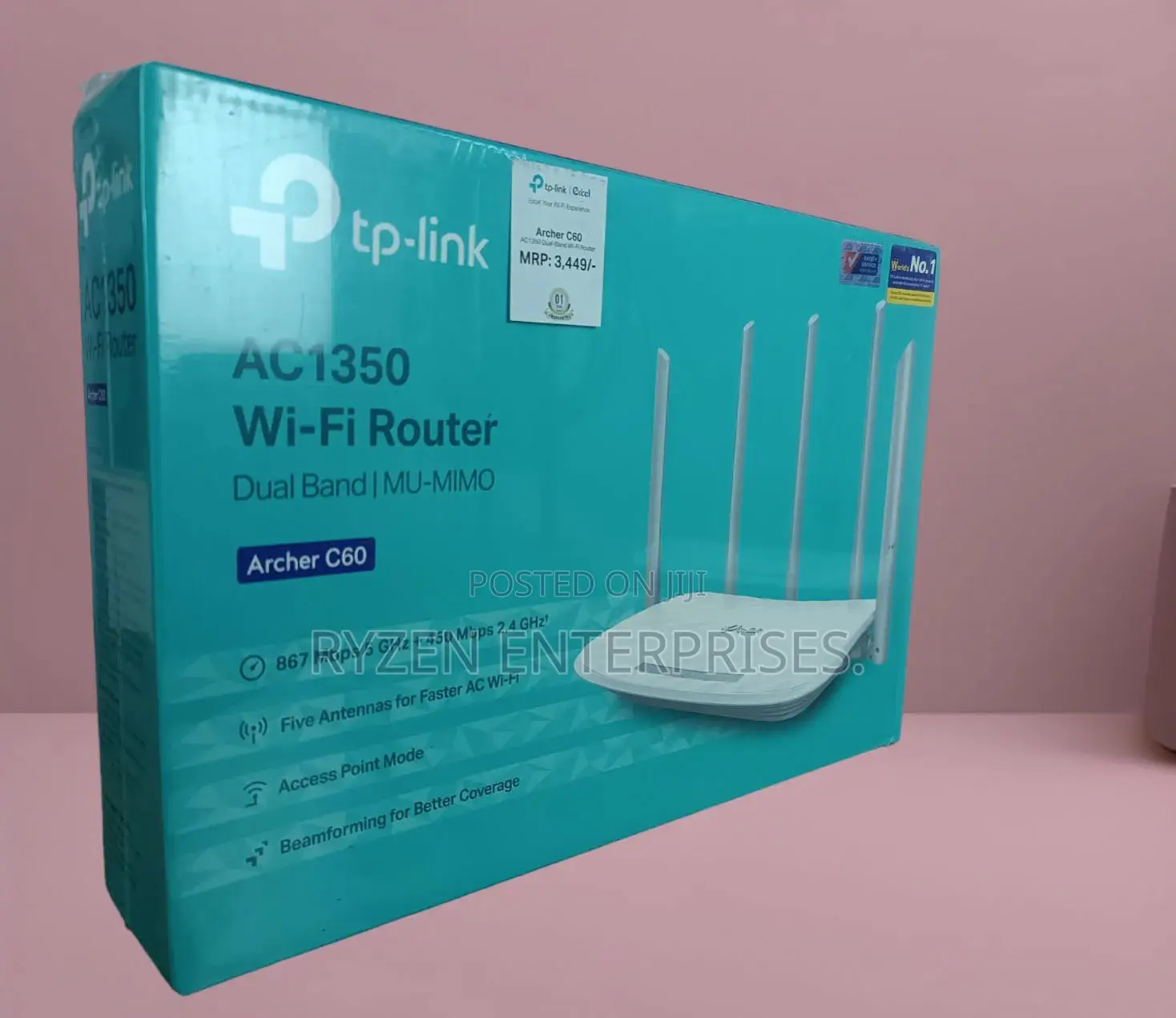 Tp-Link Ac1350 Router/ Tp-Link Archer C60 Ac1350