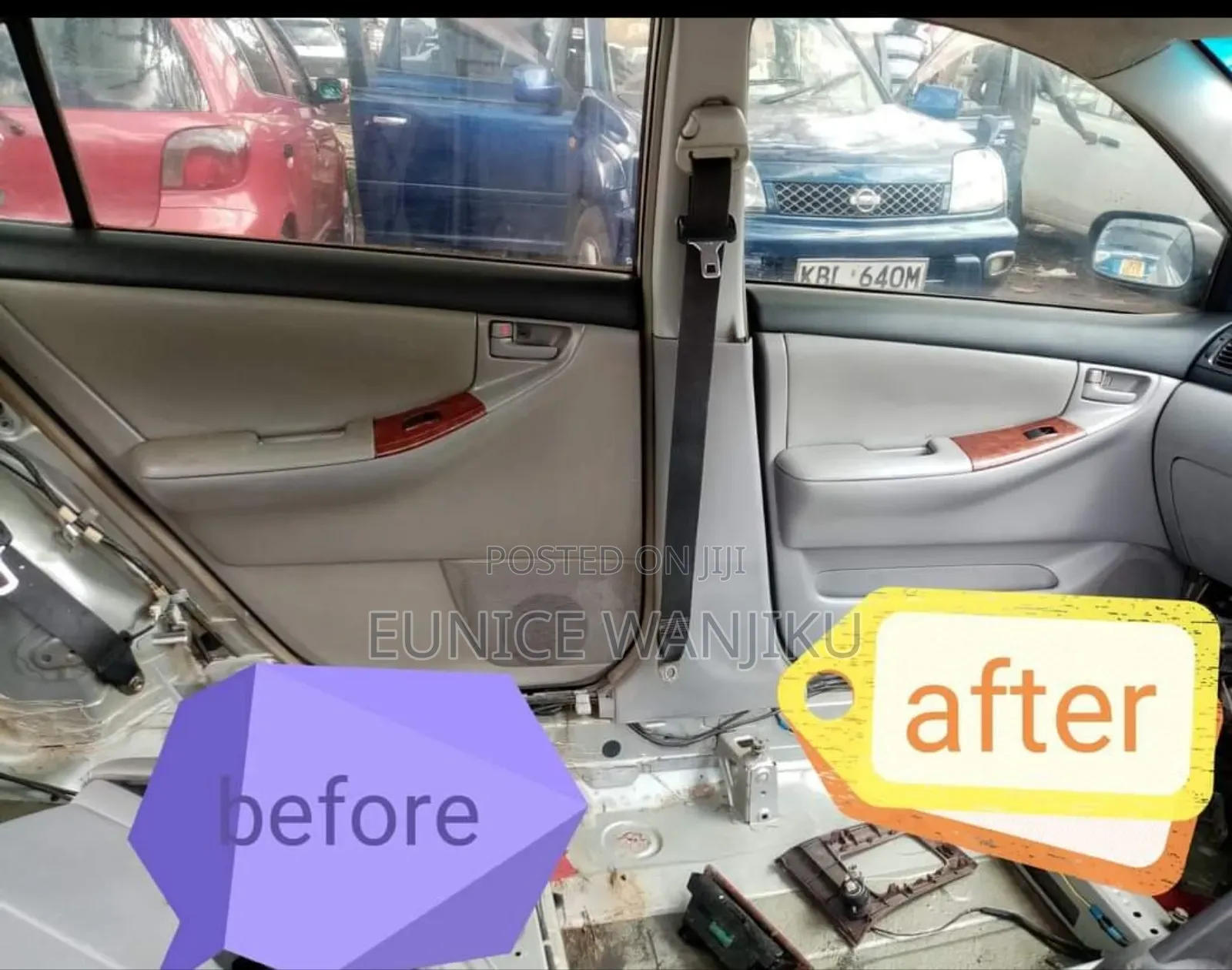 Plastic Cleaning Before And After