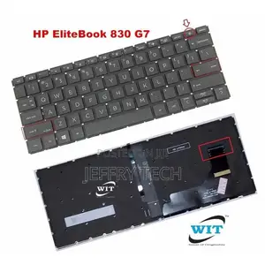 Backlit US Keyboard for HP Elitebook 830 G7 830 G8 835 G7