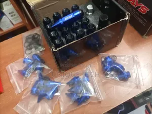 Wheel Nut Set for Toyota , Mazda, Ford,Honda _ Blue Colour