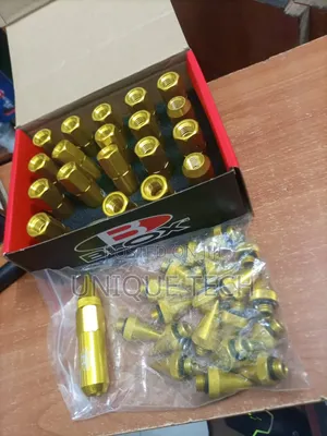 Gold Custom Wheel Nuts- Nissan , Subaru, Suzuki -12 X 1.25