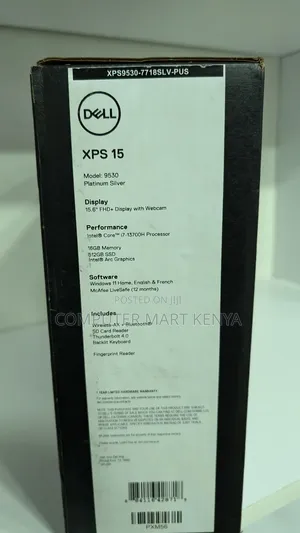 New Laptop Dell XPS 15 9530 16GB Intel Core I7 SSD 512GB