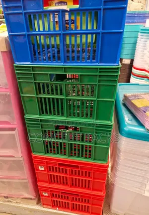 Kenpoly Bright Coloured Bread Crates.