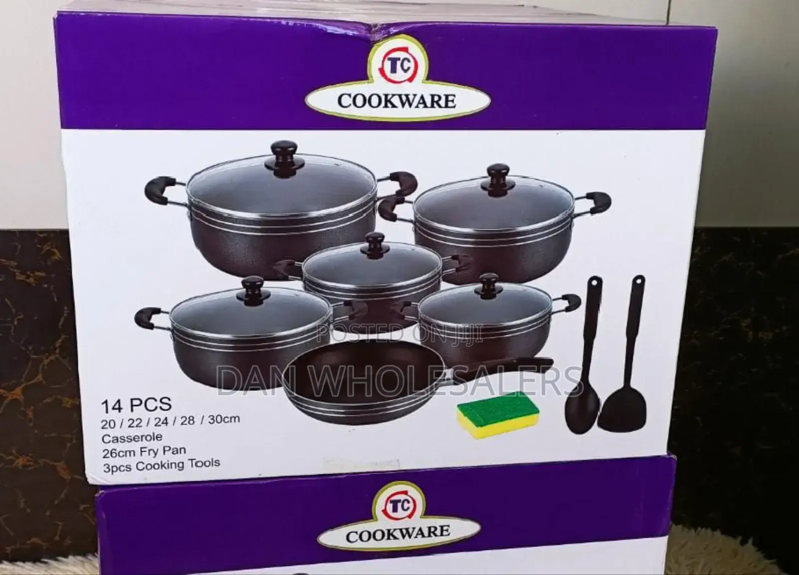 14 Pieces TC Cookware Set Non Stick