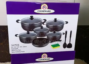 14 Pieces TC Cookware Set Non Stick