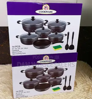 TC Non Stick Cooking Pot 14 Pieces