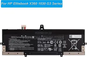 Laptop Battery for HP Elitebook X360 1030 G3 45X96UT 3ZH01EA