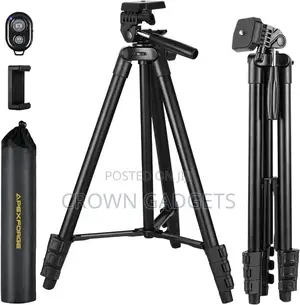 Height Adjustable Aluminum Alloy Tripod Stand