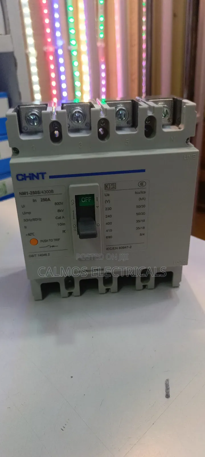 4pole McCb 250a