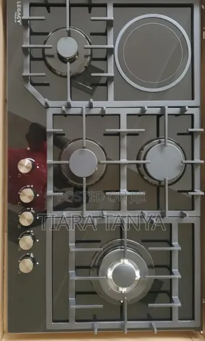 Legacy 4 Gas(1 WOK) + Induction Plate Hob,Glass 90cm