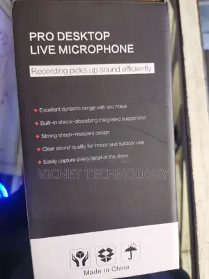 USB Podcast/ Vlog Desktop Microphone