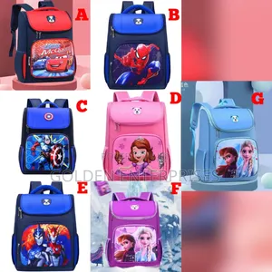 Big Size Cartoon Themed School Bag Grade 2-6