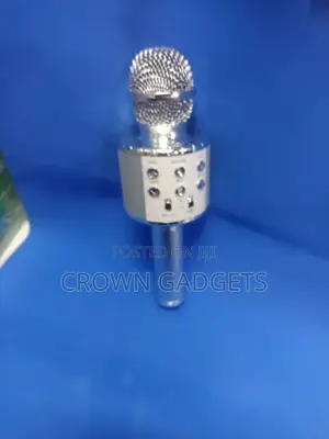 Karaoke Microphone With Bluetooth and Memory Card Port