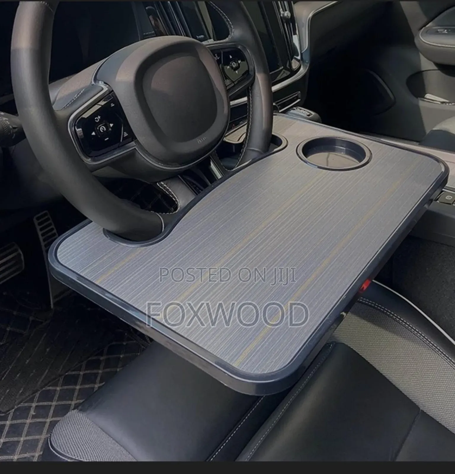 Hard Plastic 2 Sided Steering Wheel Slotted Table