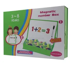 Magnetic Number Box for Kids, Educational Toy, Learning Math