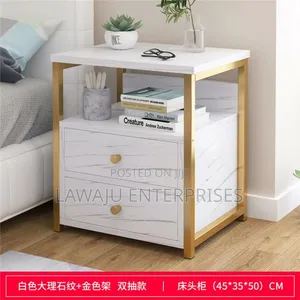 White Luxury Bedside Cabinet