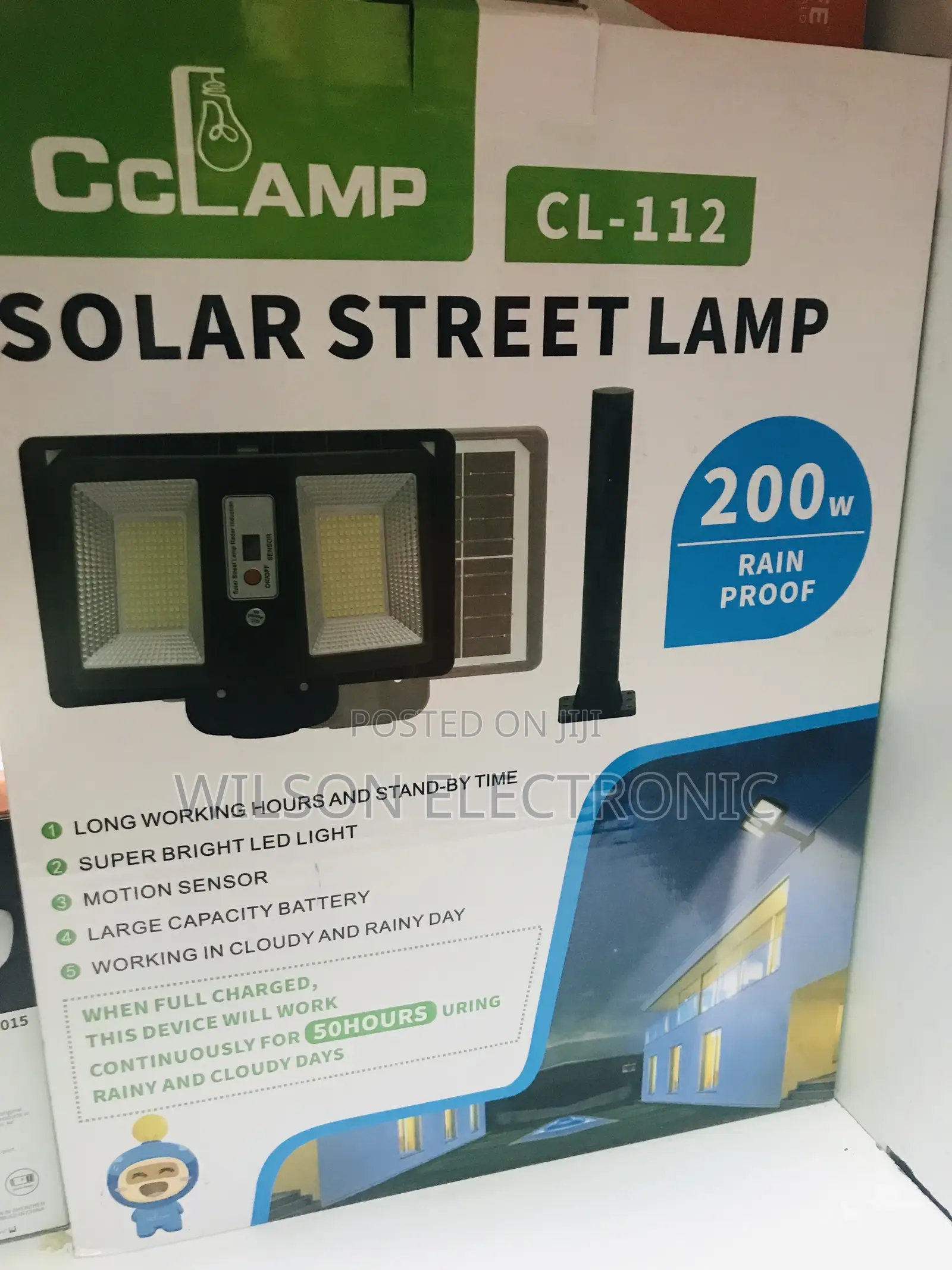 Motion Sensor Solar Street Lights. 200w