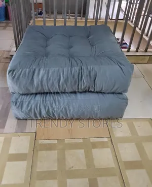 Grey Square Floor Pillow