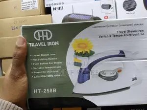 Travel Steam Iron Box With Flat Holding Handle