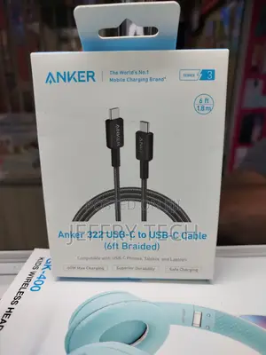 Anker 322 USB-C to USB-C 60W Cable (6ft) Nylon Braided – A81