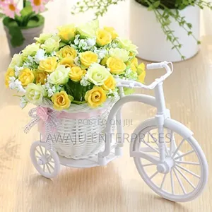 Tricyle Flower Basket Decor