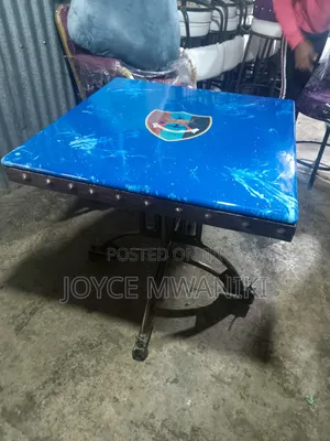 Powder Coated Marble Restaurant Table, New Design 