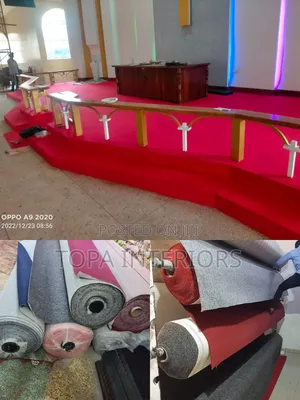 Easy to Clean Church Carpets and Curtains Wall to Wall Carpets
