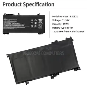 Laptop Battery for HP Probook 430 440 445 450 455 G6 RE03XL