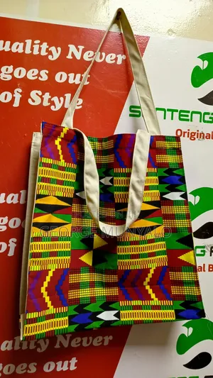 3D Ankara Tote Bags