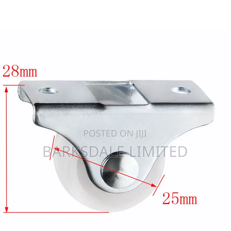 1" Wheels Non Swivel Casters Castor One Single Direction