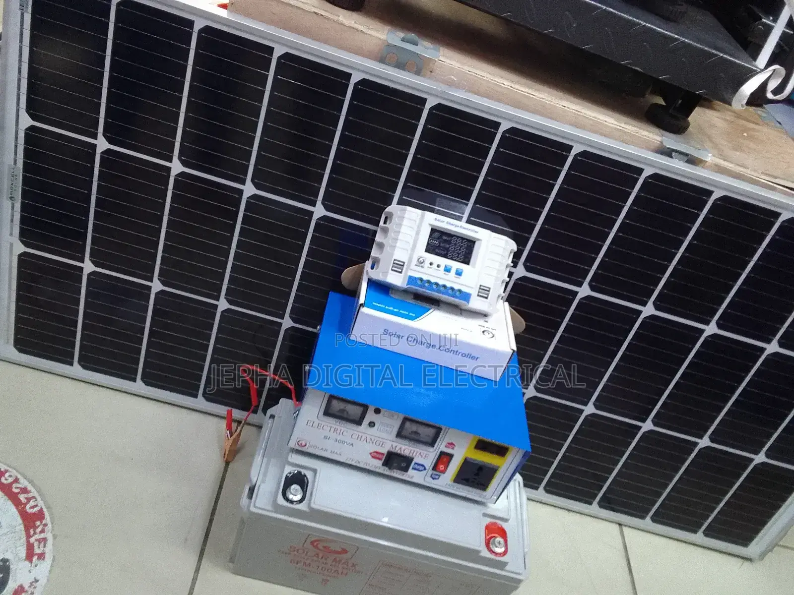 Solar Battery+Inverter+Controller+Solar Panel