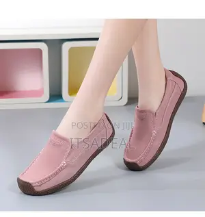 Classic Casual Pure Leather Women Loafers