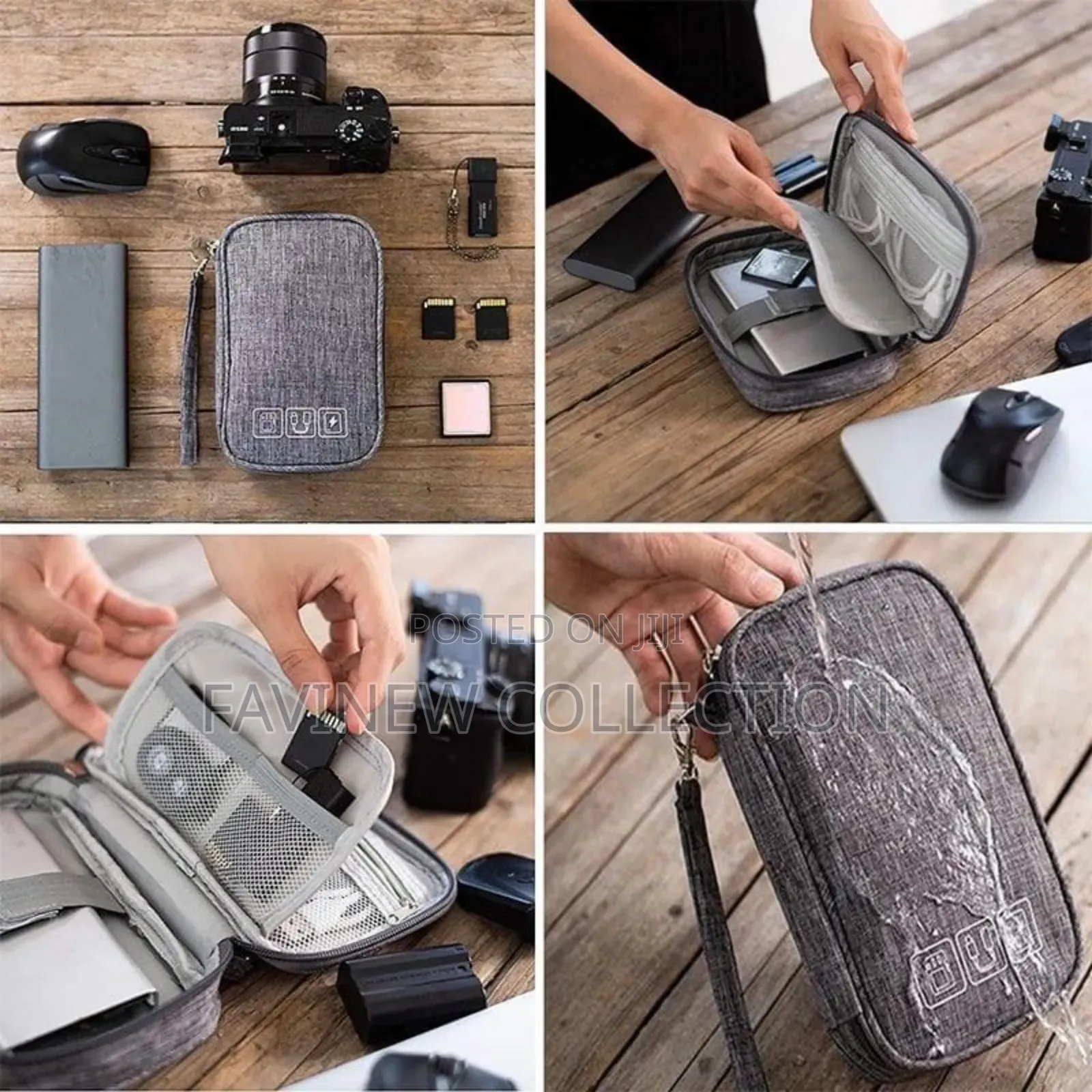 Multipurpose Storage Bag, Portable Cable Bag Organizer