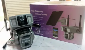4mp Outdoor Dual Linkage Dual Lens Solar Powered PTZ Camera