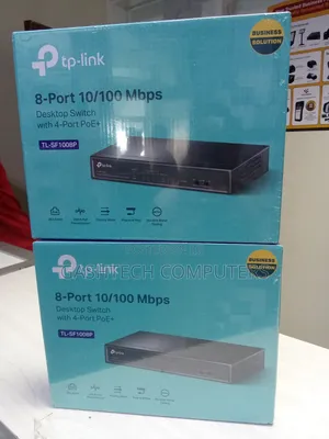 Tp-Link 8-Port 10/100mbps Desktop Switch With 4-Port Poe+ .