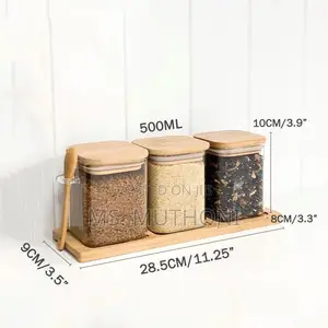 *3 in 1 Airtight Containers /Jars