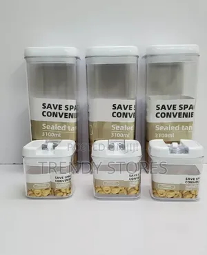 6 PCS Acrylic Storage Containers