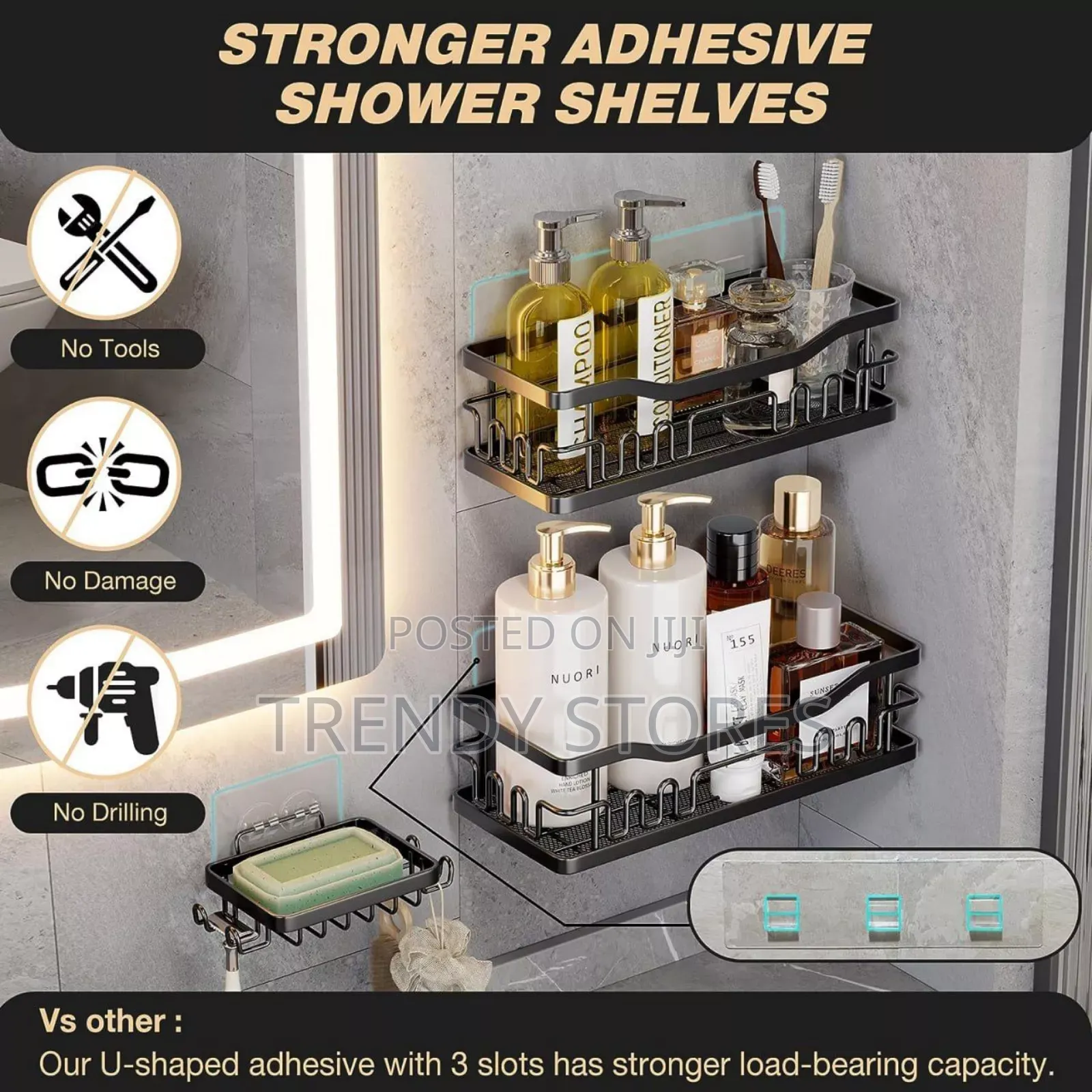 3 PCS Shower Caddy