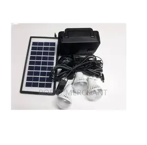 Kamisafe Rechargeable Solar Kit With Three Bulbs