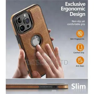 Leather Case Cover for iPhone 15 Pro Max